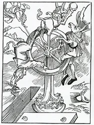Of the mutability of fortune, illustration from Alexander Barclay